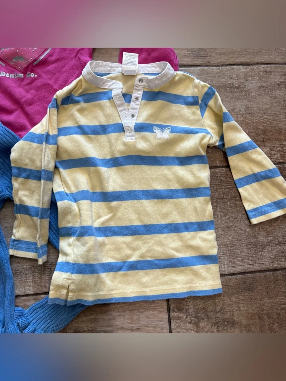 Y2K girls long sleeve shirt bundle Size Small/7 U.S Polo/Old Navy